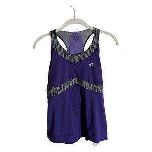 Pearl Izumi Cycling Tank Top Womens M Purple Elite Racerback Pockets